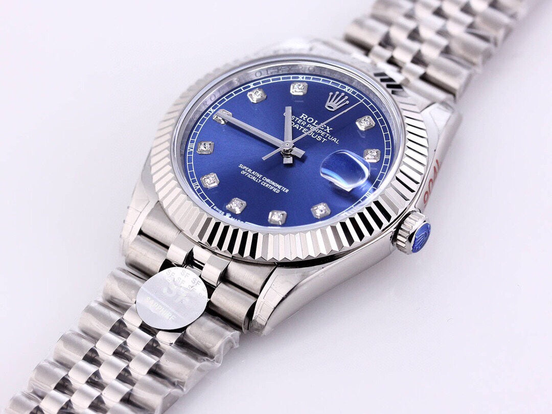 DATEJUST 41MM STAINLESS STEEL BLUE DIAL