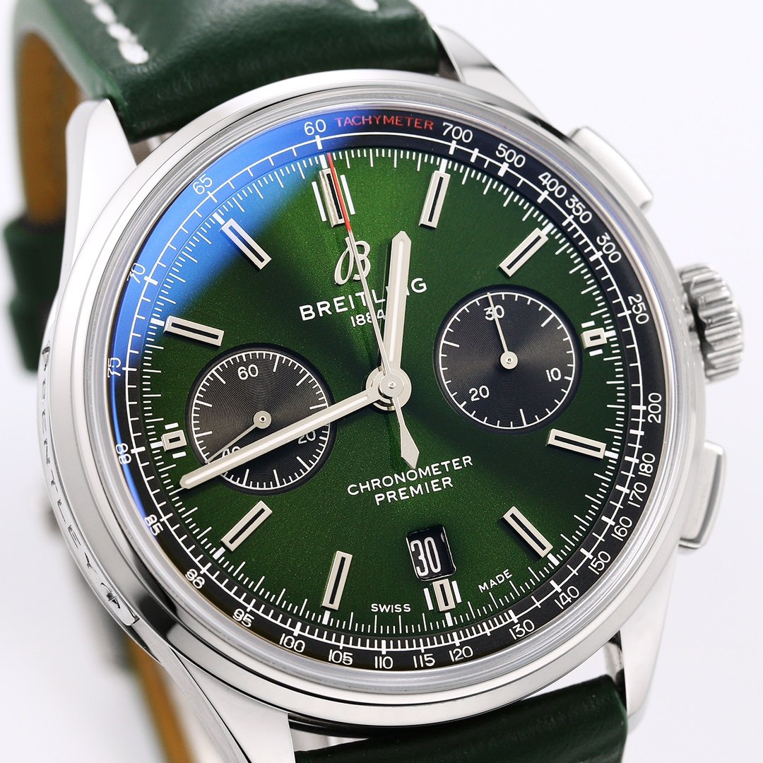 PREMIER B01 CHRONOGRAPH 42 GREEN DIAL