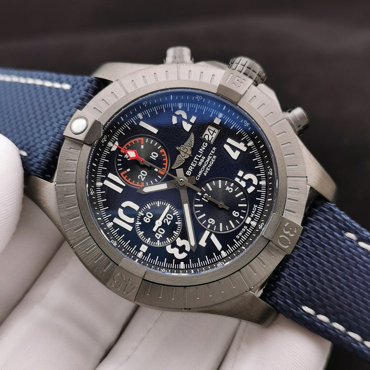 AVENGER NIGHT MISSON 45MM CHRONOGRAPH BLUE