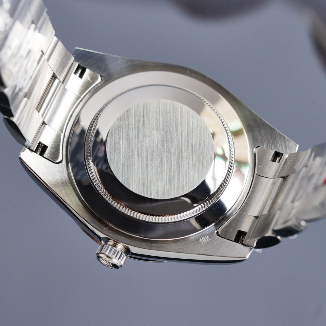 DATEJUST 41MM STEEL SMOOTH BEZEL DIAMOND NUMERALS