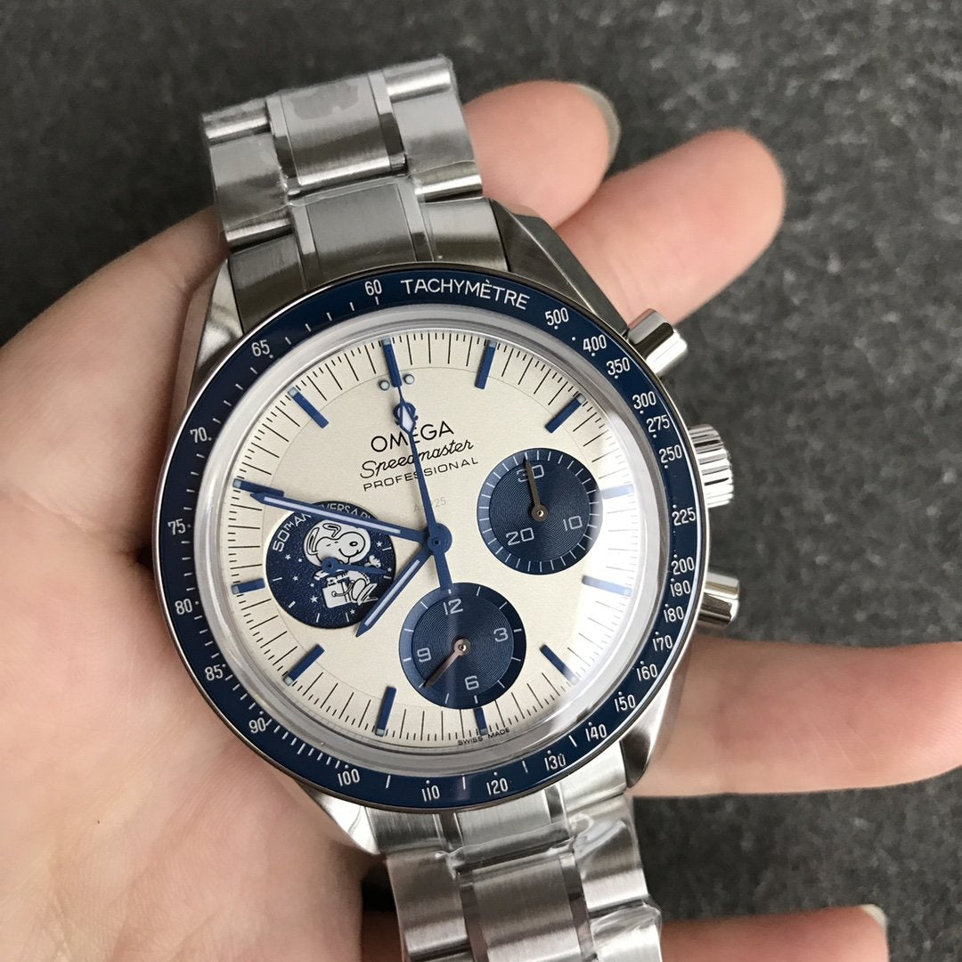 SPEEDMASTER SILVER SNOOPY STAINLESS STEEL