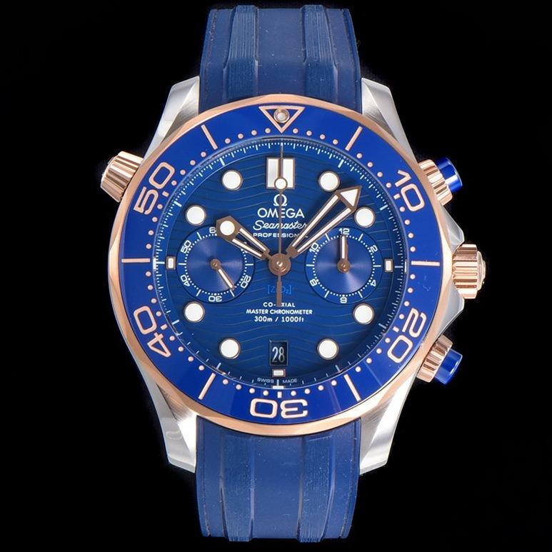 SEAMASTER DIVER 300M CHRONOGRAPH BLUE ROSE GOLD