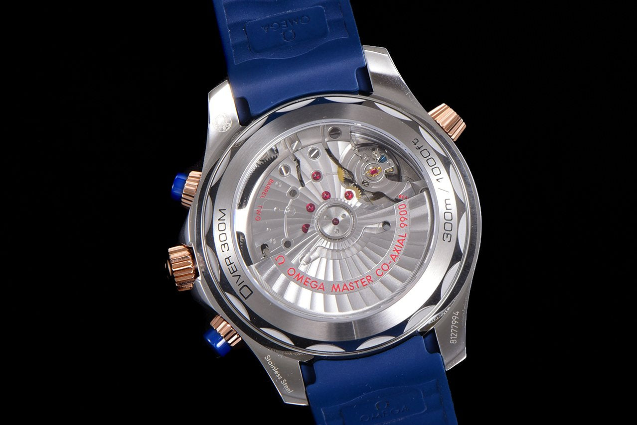 SEAMASTER DIVER 300M CHRONOGRAPH BLUE ROSE GOLD