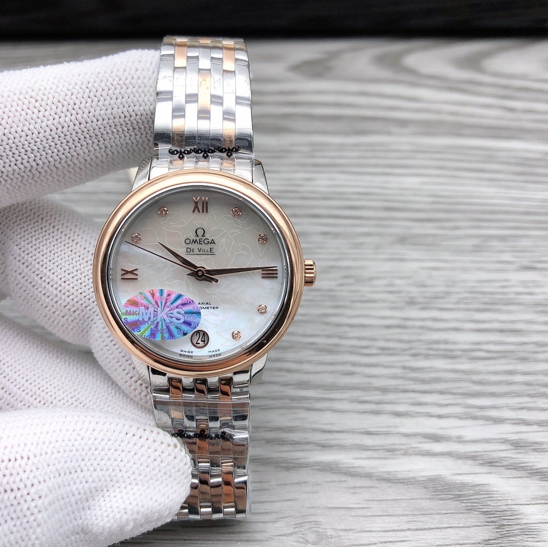 DE VILLE PRESTIGE CO-AXIAL 32.7MM MOP DIAL