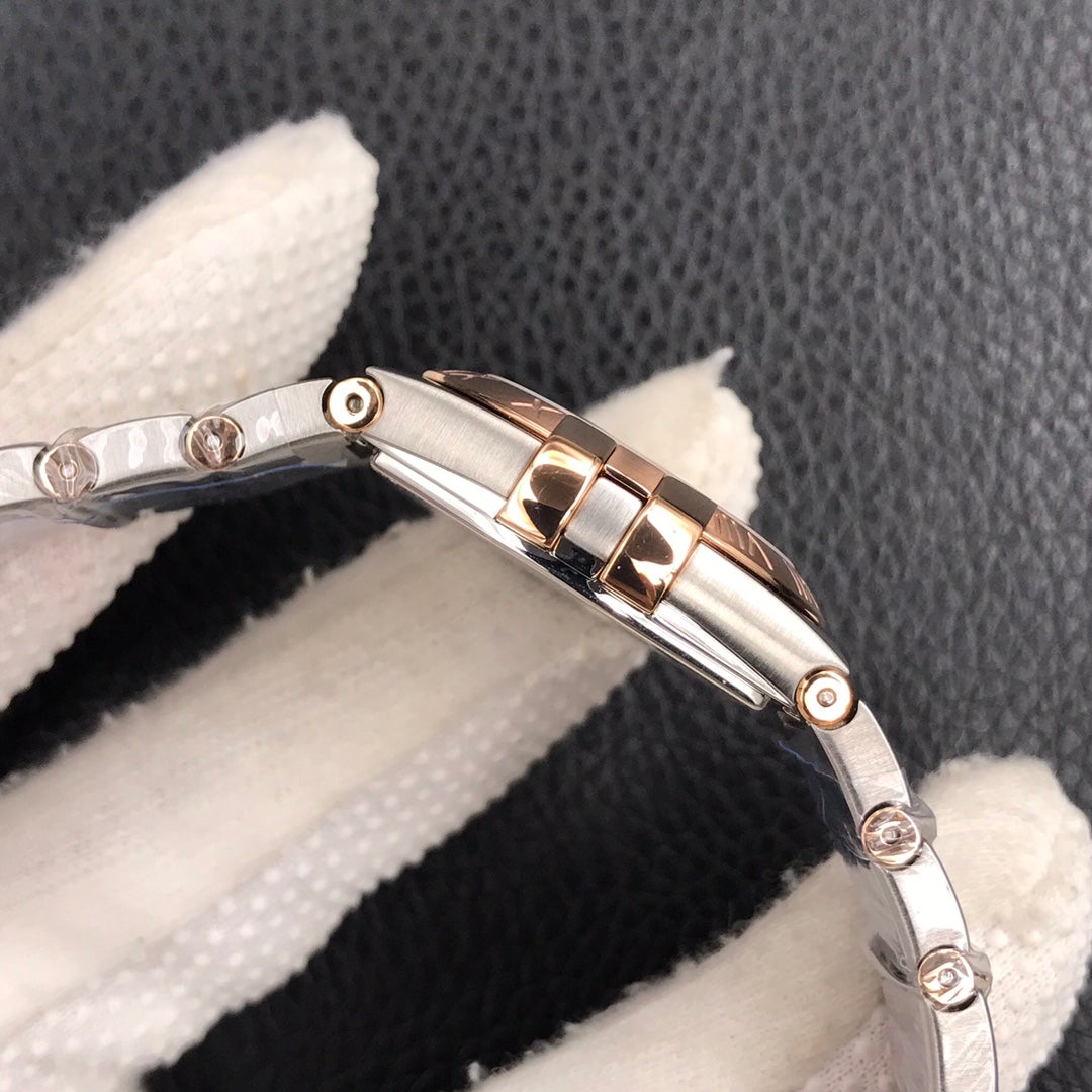 CONSTELLATION 27MM QUARTZ GOLD STEEL MOP DIAL