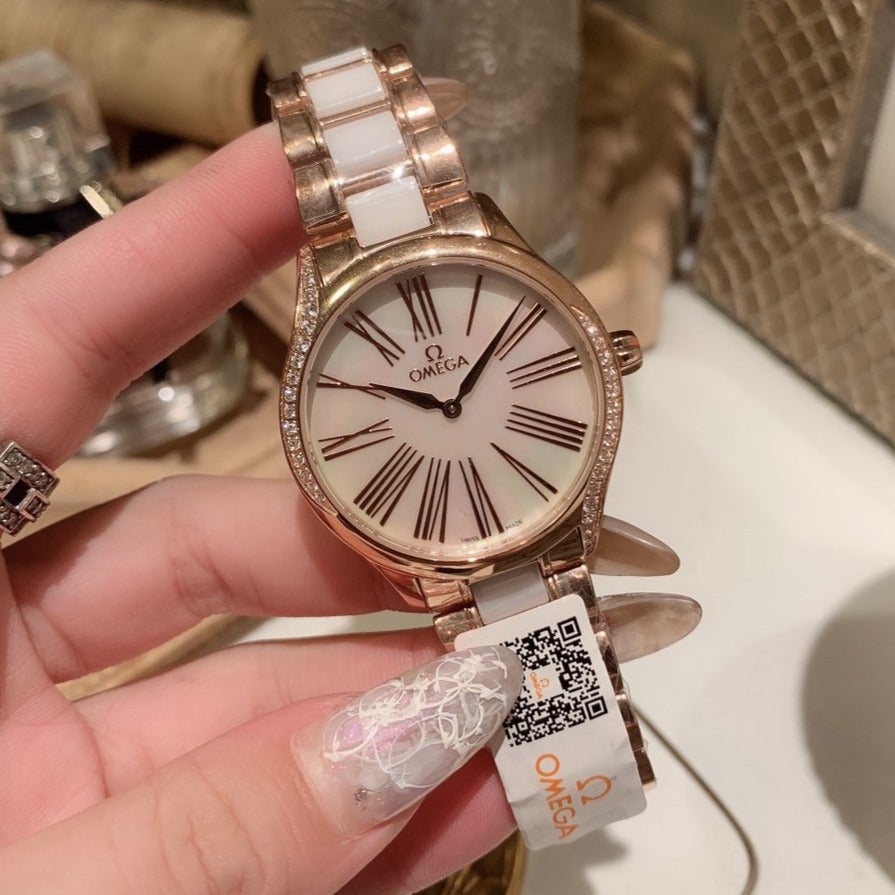 DEVILLE 36MM QUARTZ TWO-TONE MOP DIAL