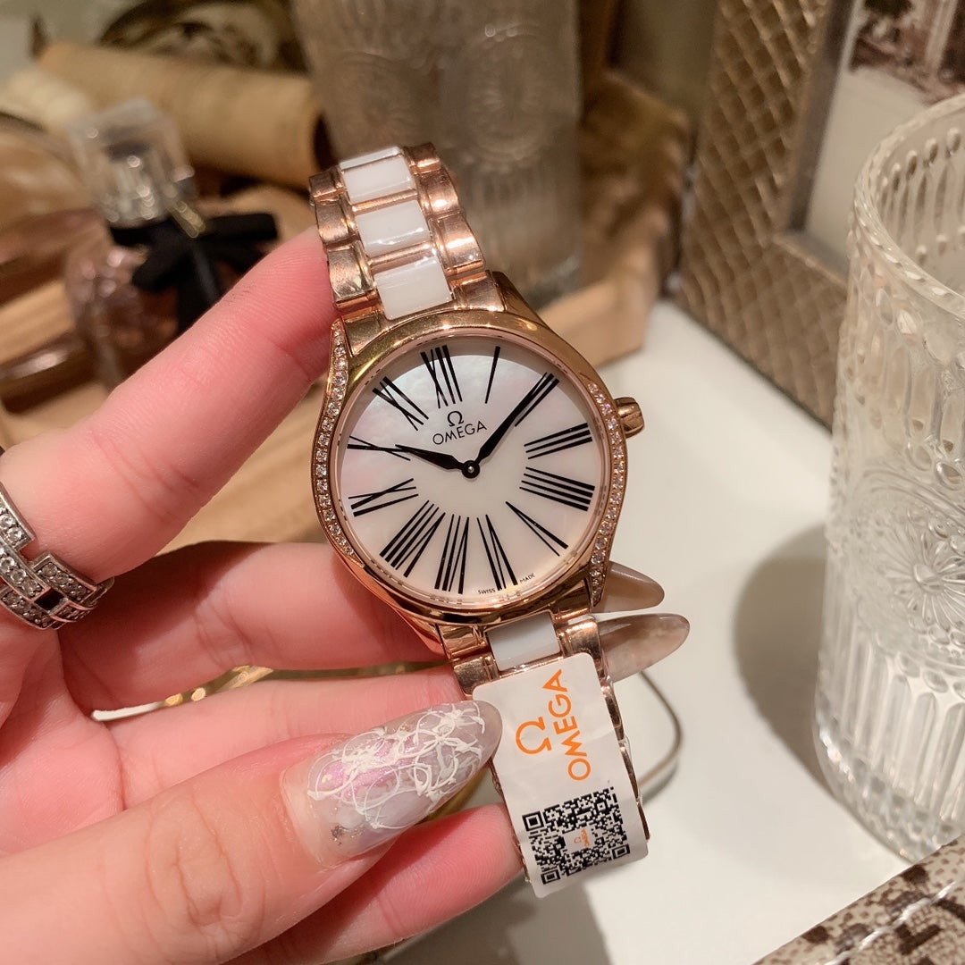 DEVILLE 36MM QUARTZ TWO-TONE MOP DIAL