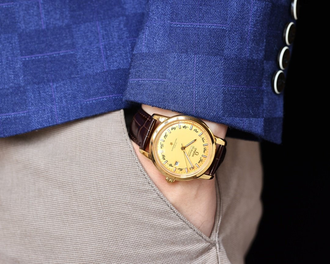 SEAMASTER GLOBEMASTER 40MM GOLD CASE ANNUAL CALENDAR