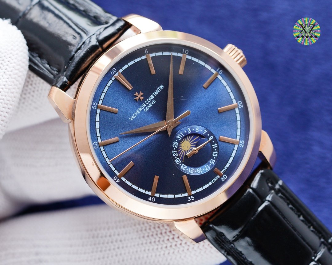 Vacheron Constantin 40mm Rose Gold Case Moonphase