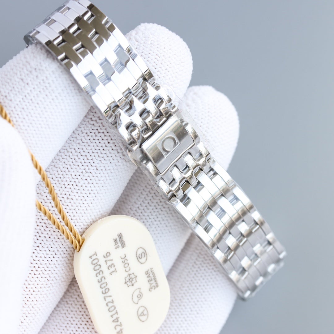 DEVILLE PRESTIGE 27MM QUARTZ STEEL CASE MOP DIAL