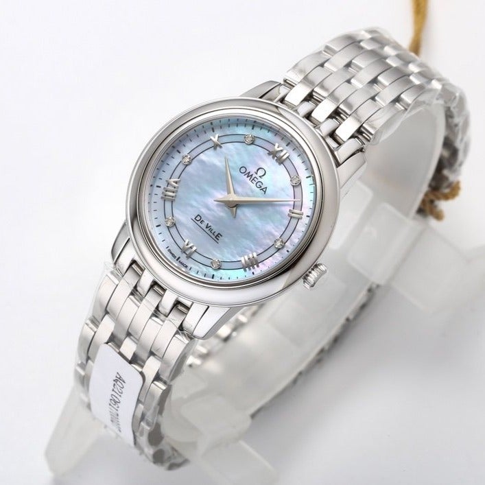 DEVILLE PRESTIGE 27MM STEEL ICE BLUE DIAL