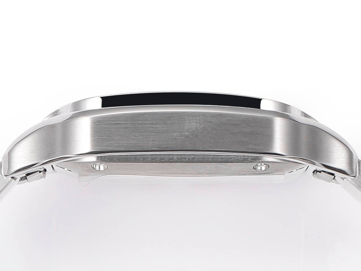 SANTOS LADY 35.1MM STEEL CASE BLUE DIAL