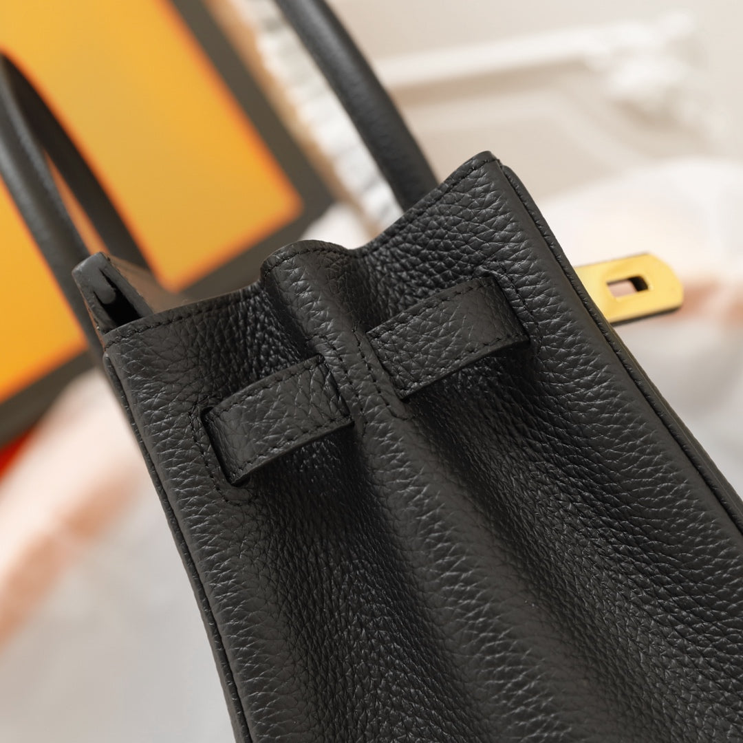 HM BIRKIN BAG 30 BLACK TOGO LEATHER