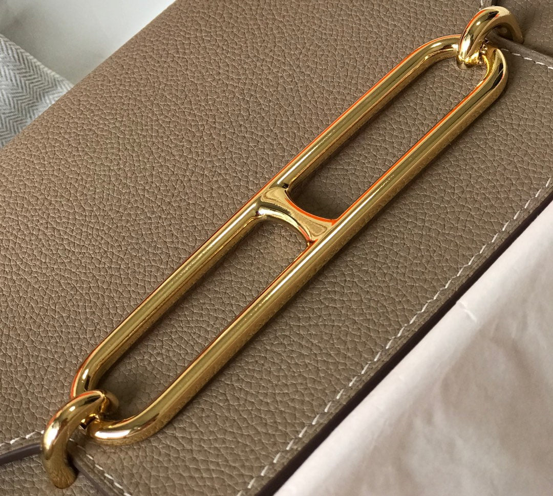 HM SAC ROULIS 19 CEDAR TOGO LEATHER