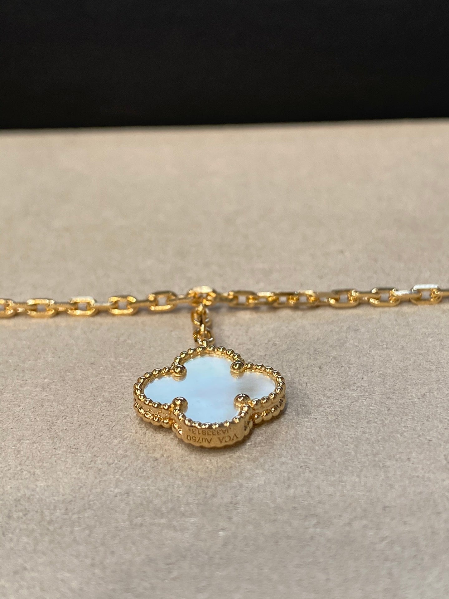 VCA Lucky Vintage 4 Motifs Gold Bracelet