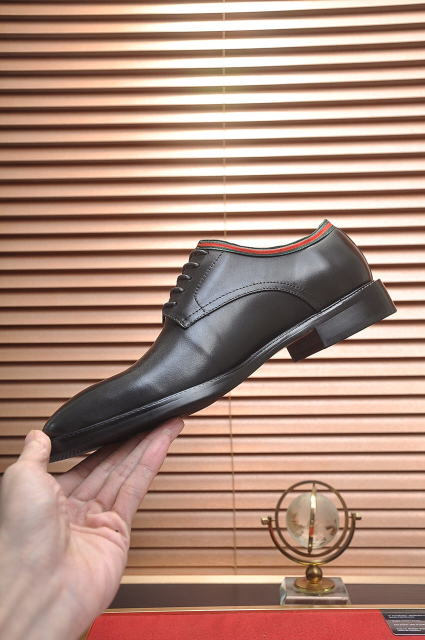GG Men's Dress Shoe Black Cowhide 140494