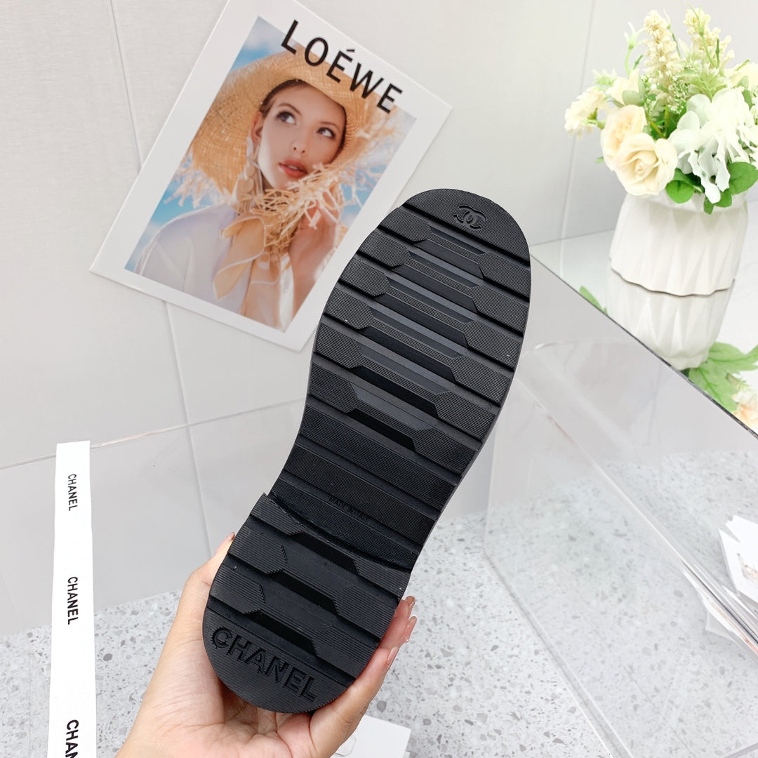 Chanel 2026 Quilted Boots Velvet Leather 162141