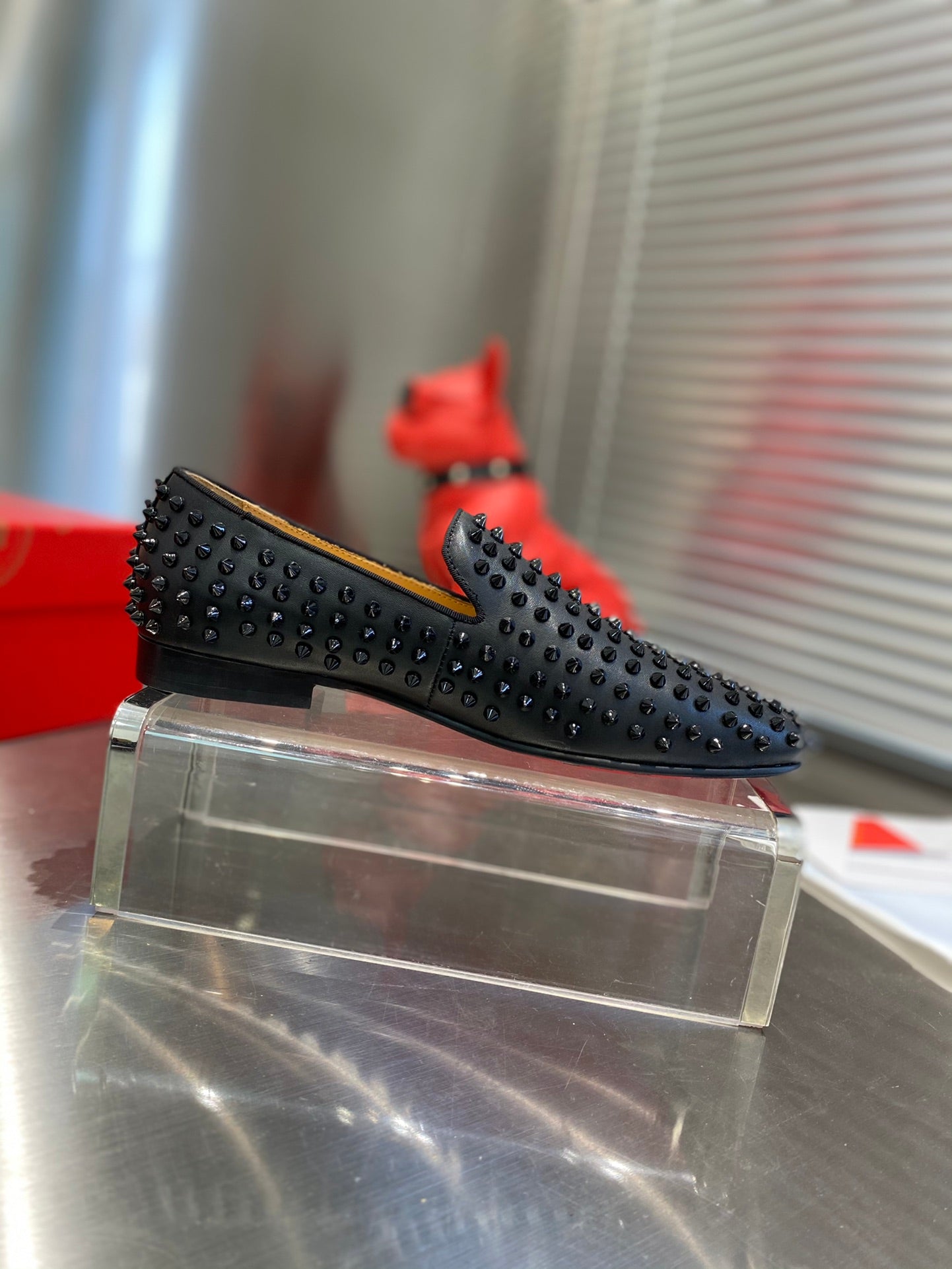 CL Dandelion Spikes Loafers Cowhide and Spikes 242406