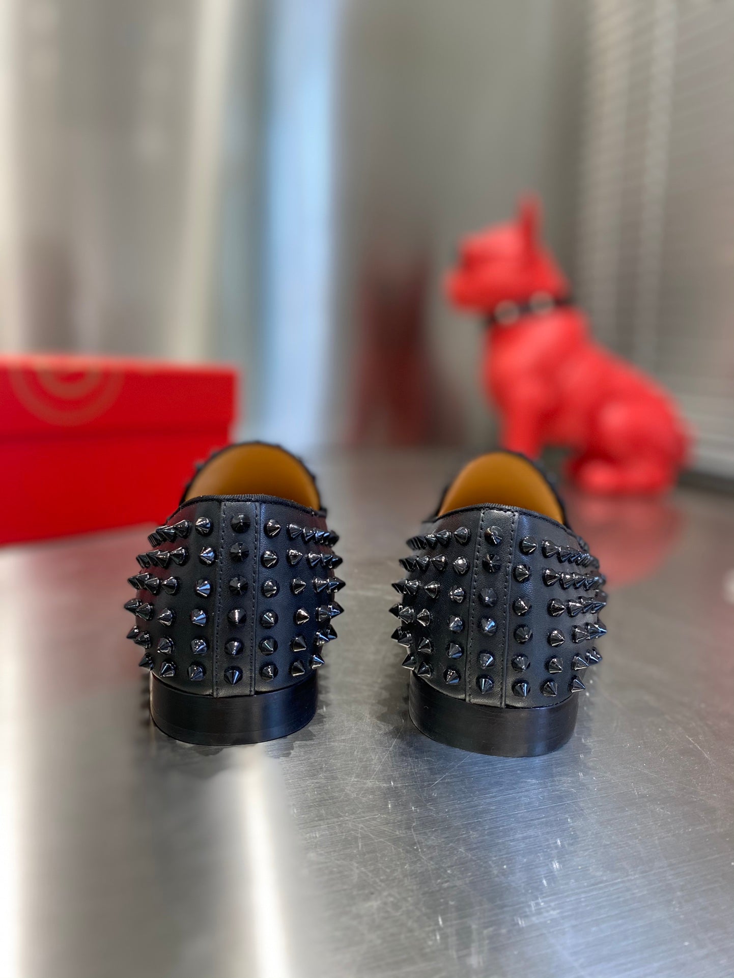 CL Dandelion Spikes Loafers Cowhide and Spikes 242406