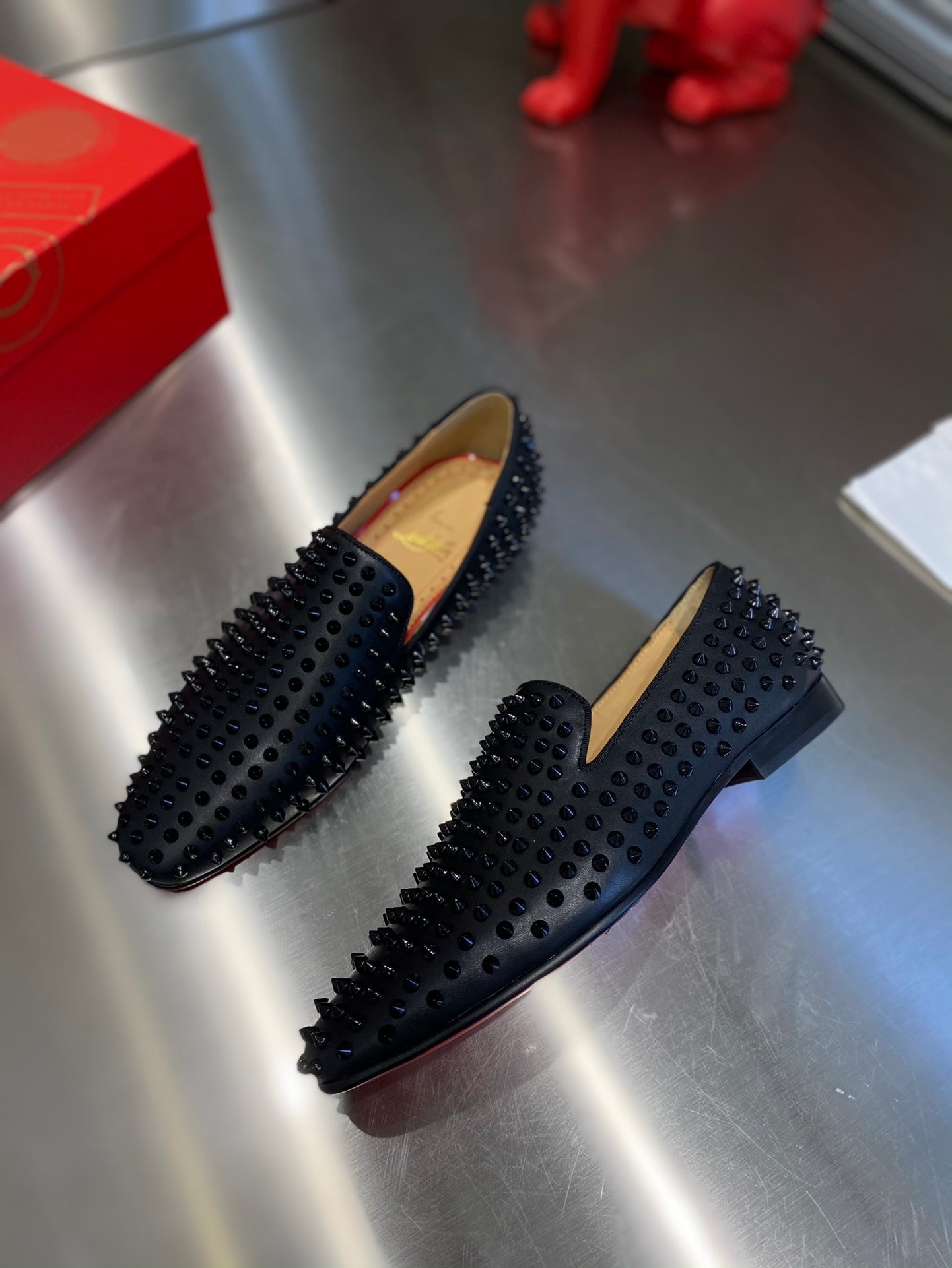 CL Dandelion Spikes Loafers Cowhide and Spikes 242406