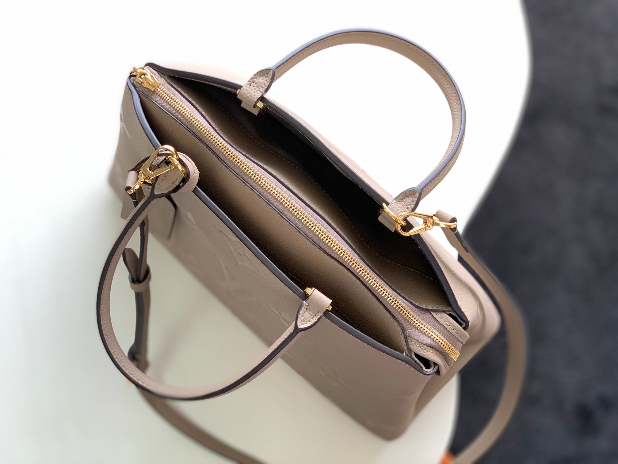 LV Petit Palais Bag Beige Cowhide 241139