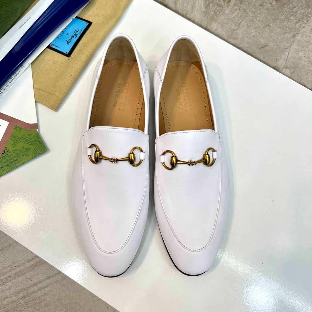 GG Men's Jordaan Loafer White Cowhide 550349