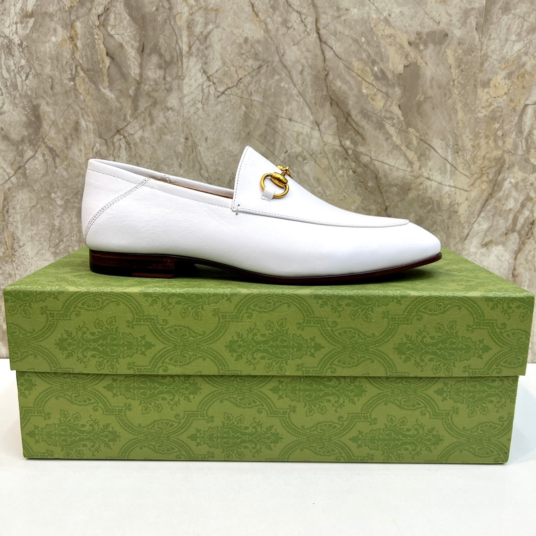 GG Men's Jordaan Loafer White Cowhide 550349