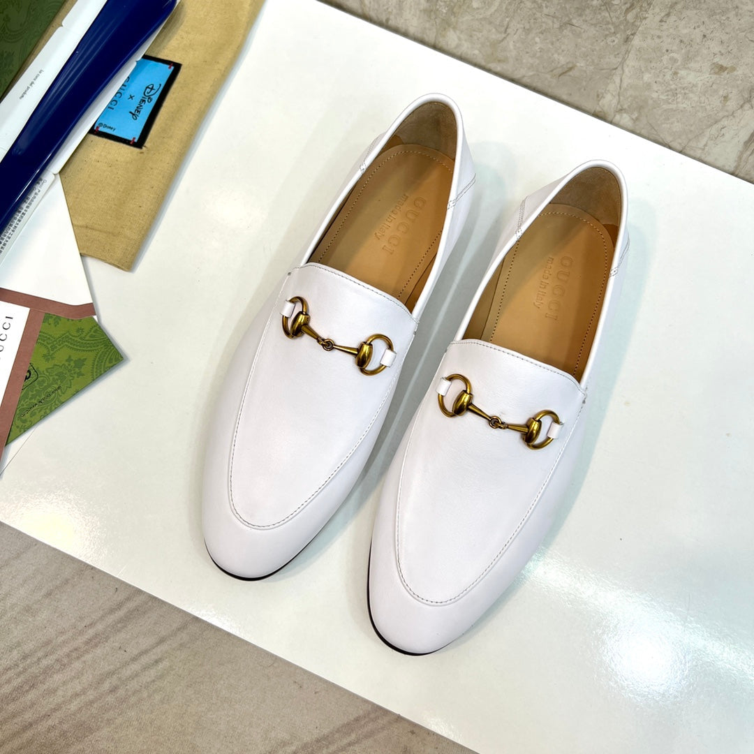 GG Men's Jordaan Loafer White Cowhide 550349