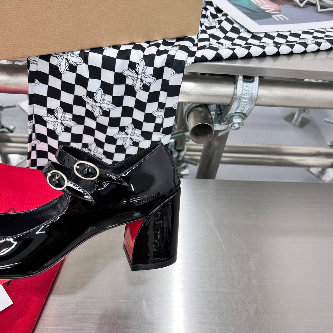 cl miss jane black patent calfskin