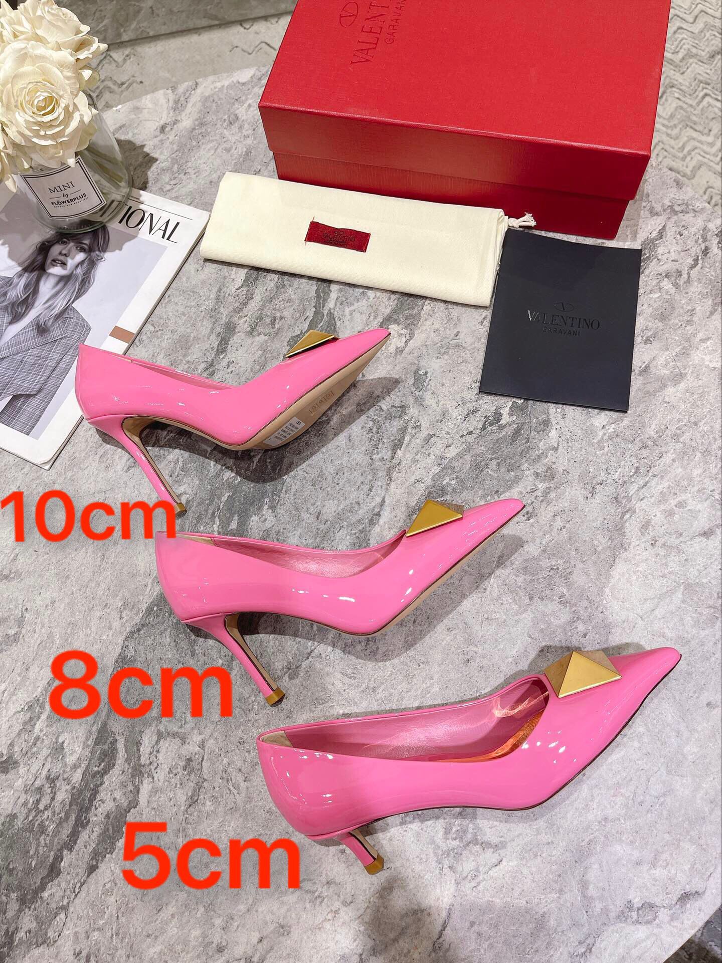 VT 25 Toe Pumps Pink Patent Leather