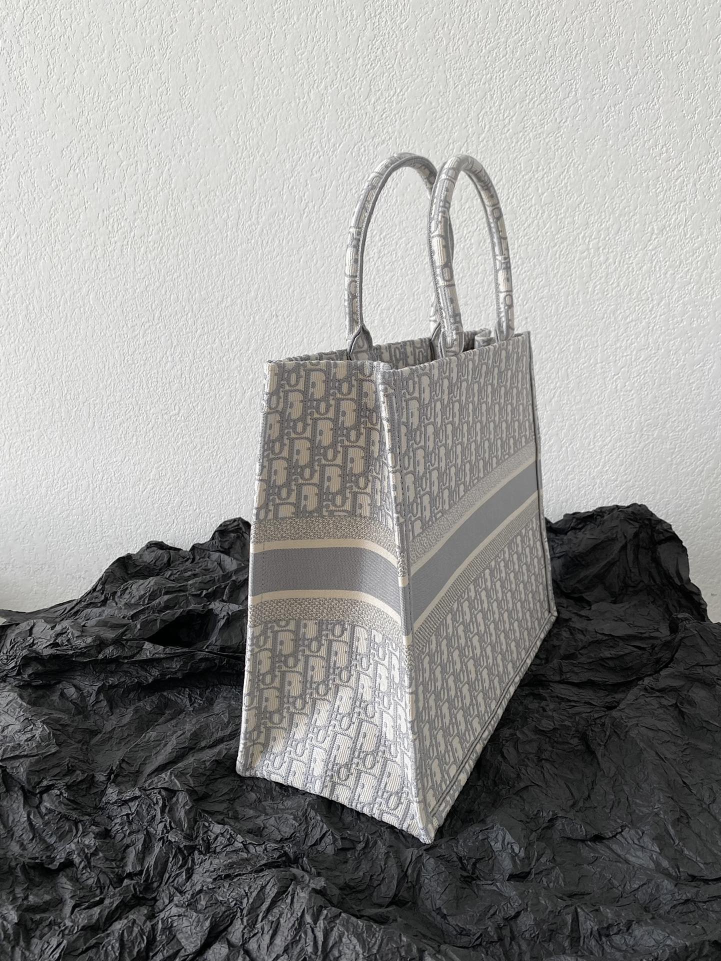 Large CD Book Tote 42cm Grey