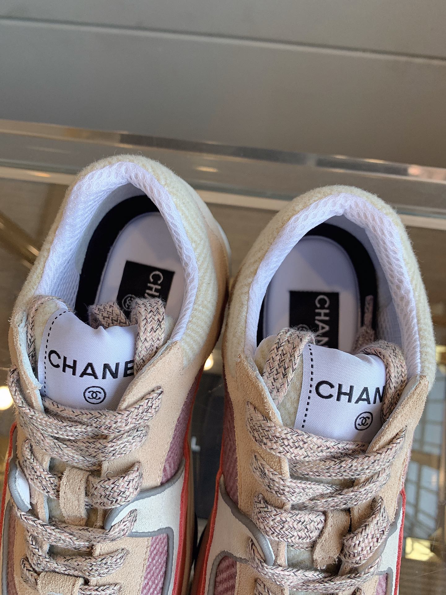 CC Sneaker In Multicolor Suede 145631