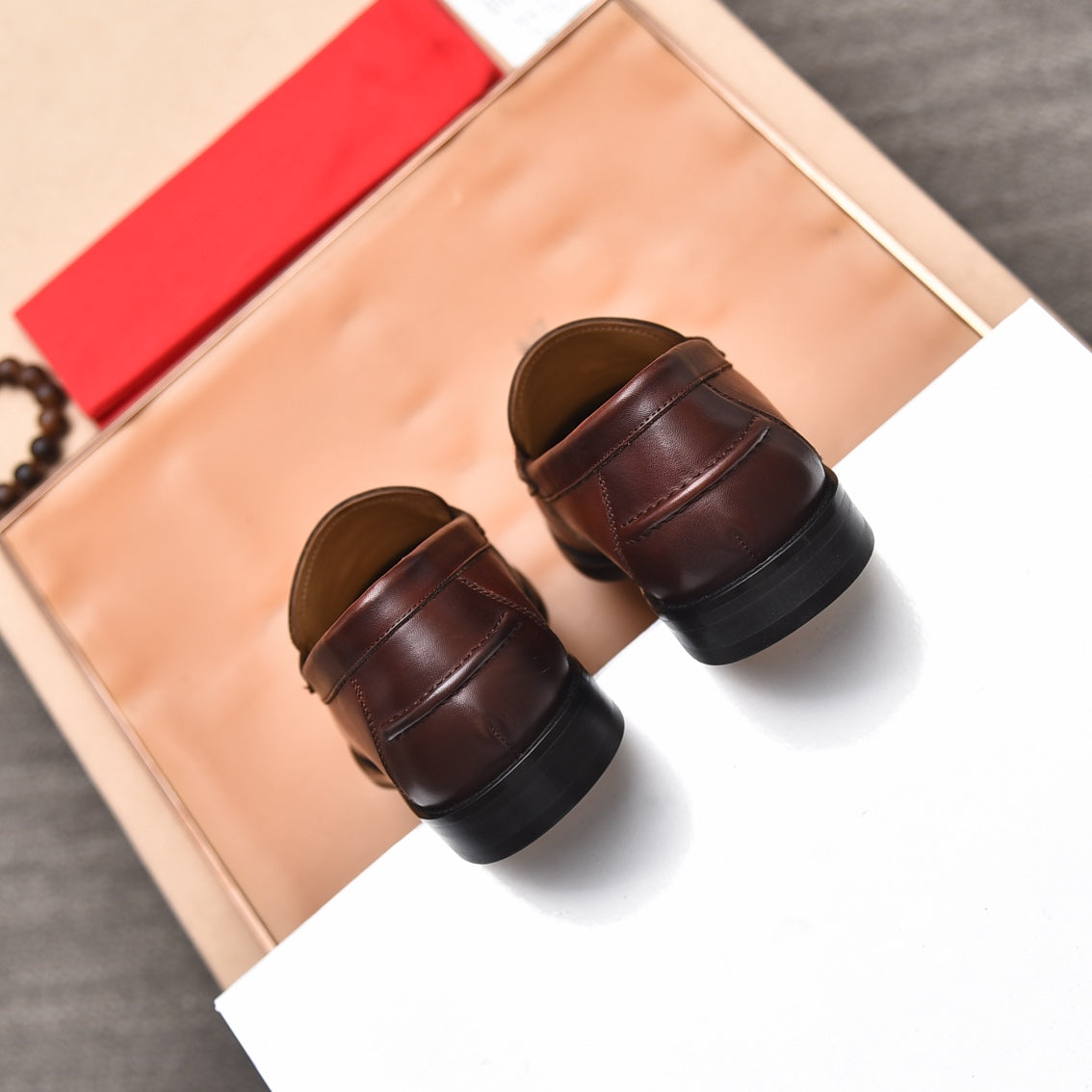 GG Men's Loafer Brown Cowhide 522701