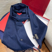 LP Scarf Plain 180 CM In Dark Blue Cashmere 141434