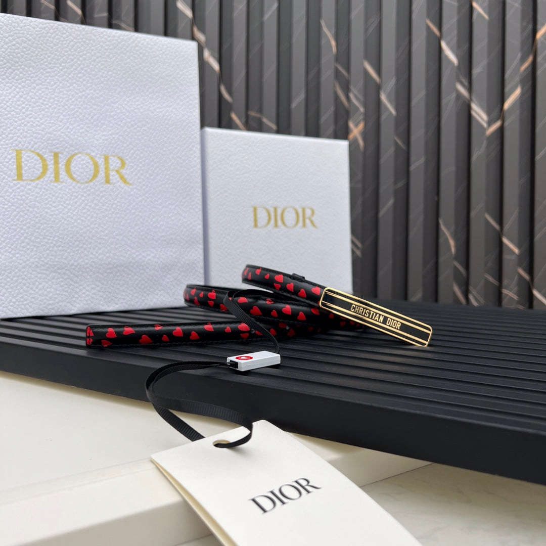 Dior 2026 ID Belt 15mm Smooth Calfskin