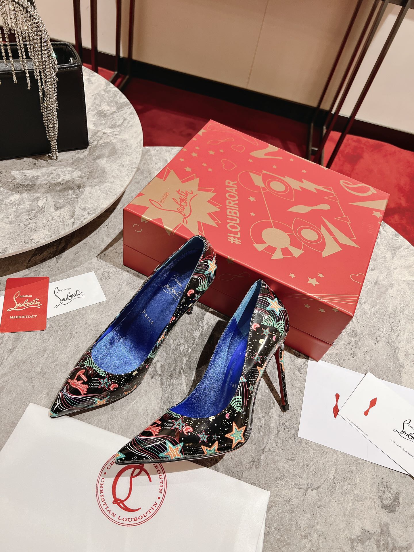 CL Kate Pumps Starlight By Night Patent Leather Multicolor