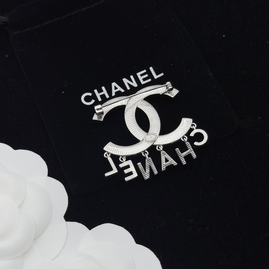 CC Brooch Silver 173218