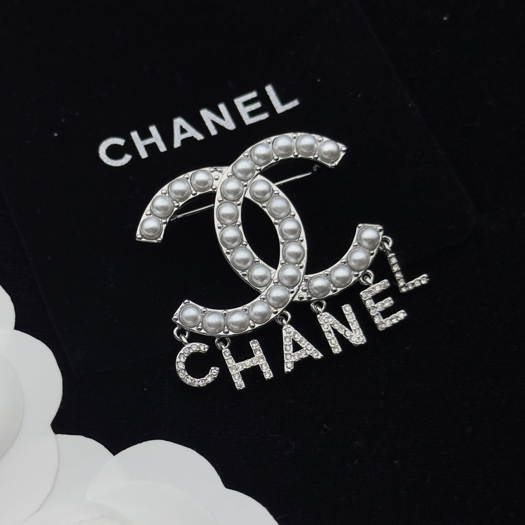 CC Brooch Silver 173218