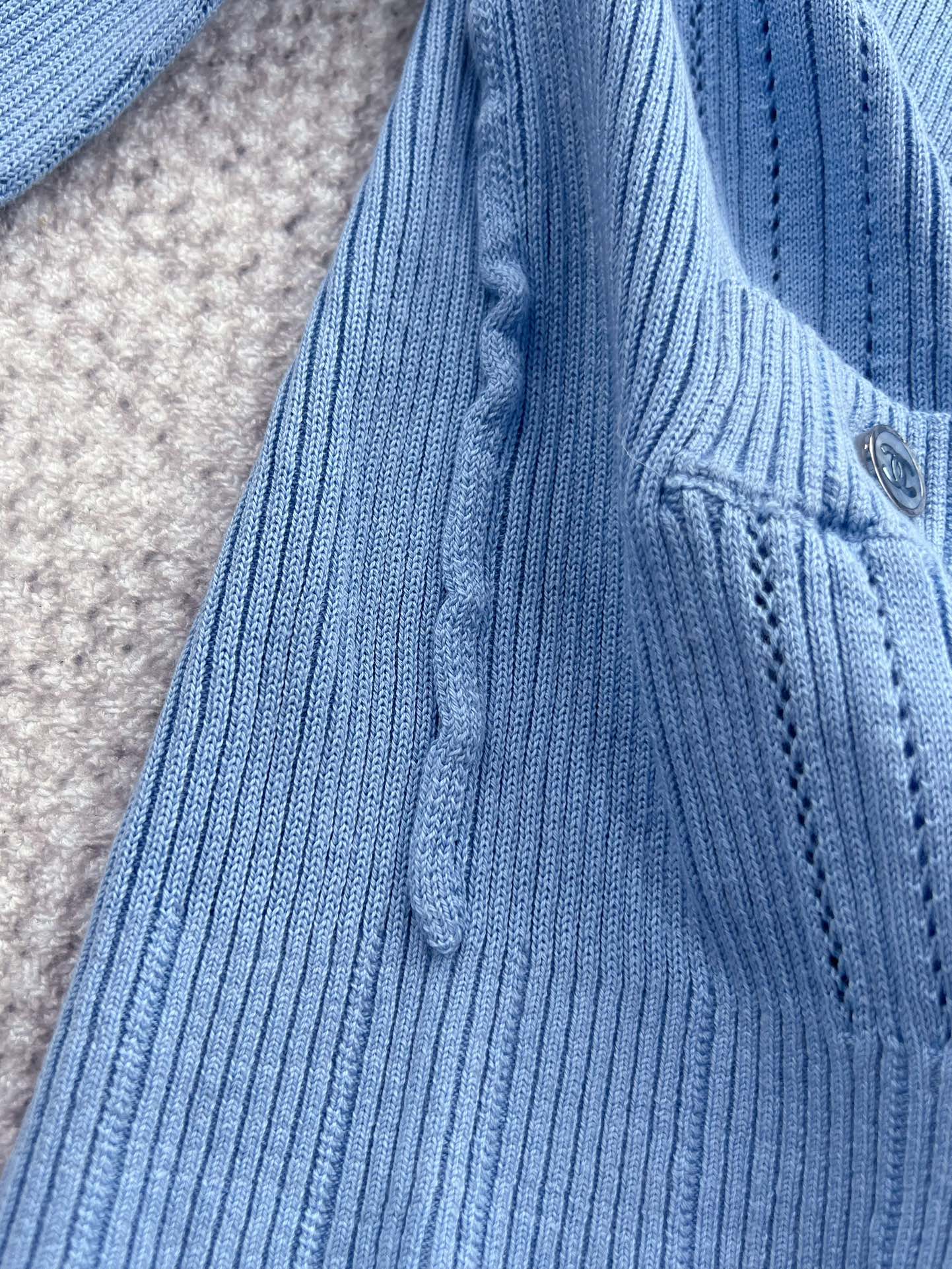 CC Cardigan Blue Cotton