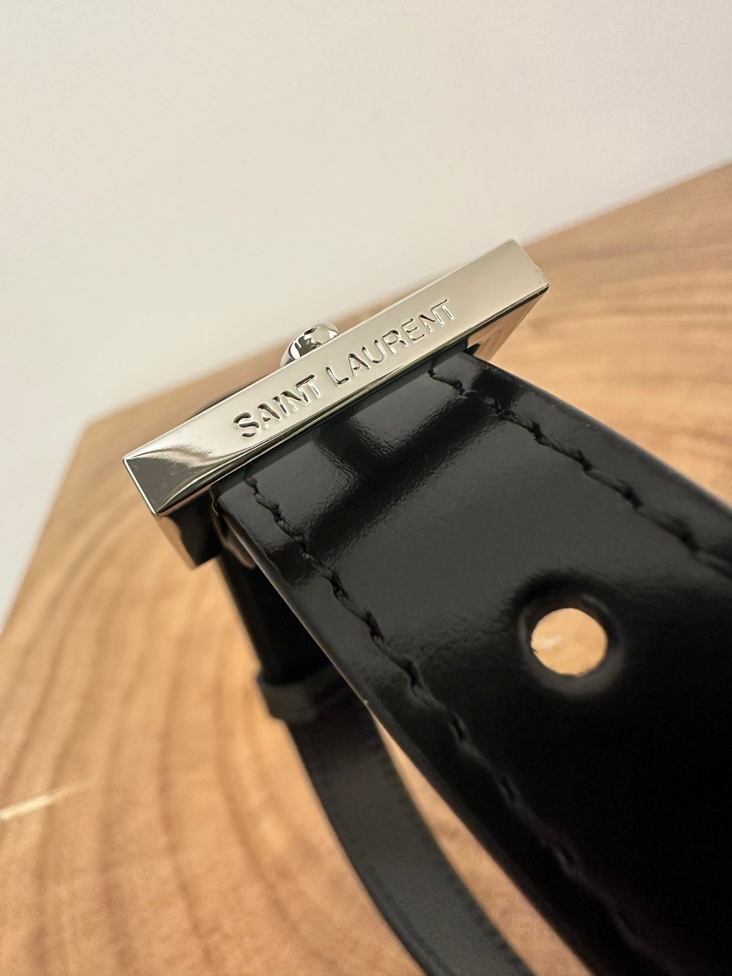 YSL Solferino Small Satchel Bag Black Silver Calfskin 339491