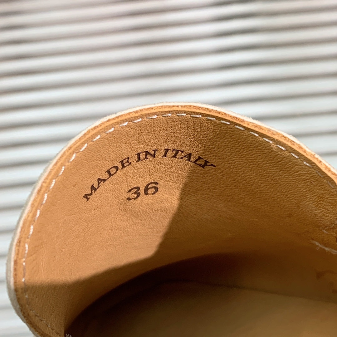 lp dot sole walk loafer beige suede