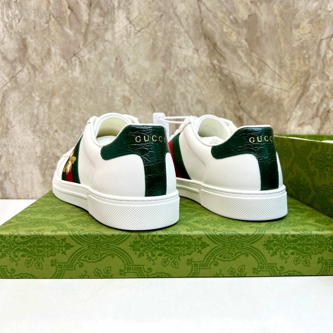 GG Men's ACE Sneaker White Cowhide 525964