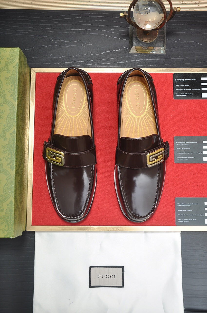 GG Men's Loafer Brown Cowhide 560954
