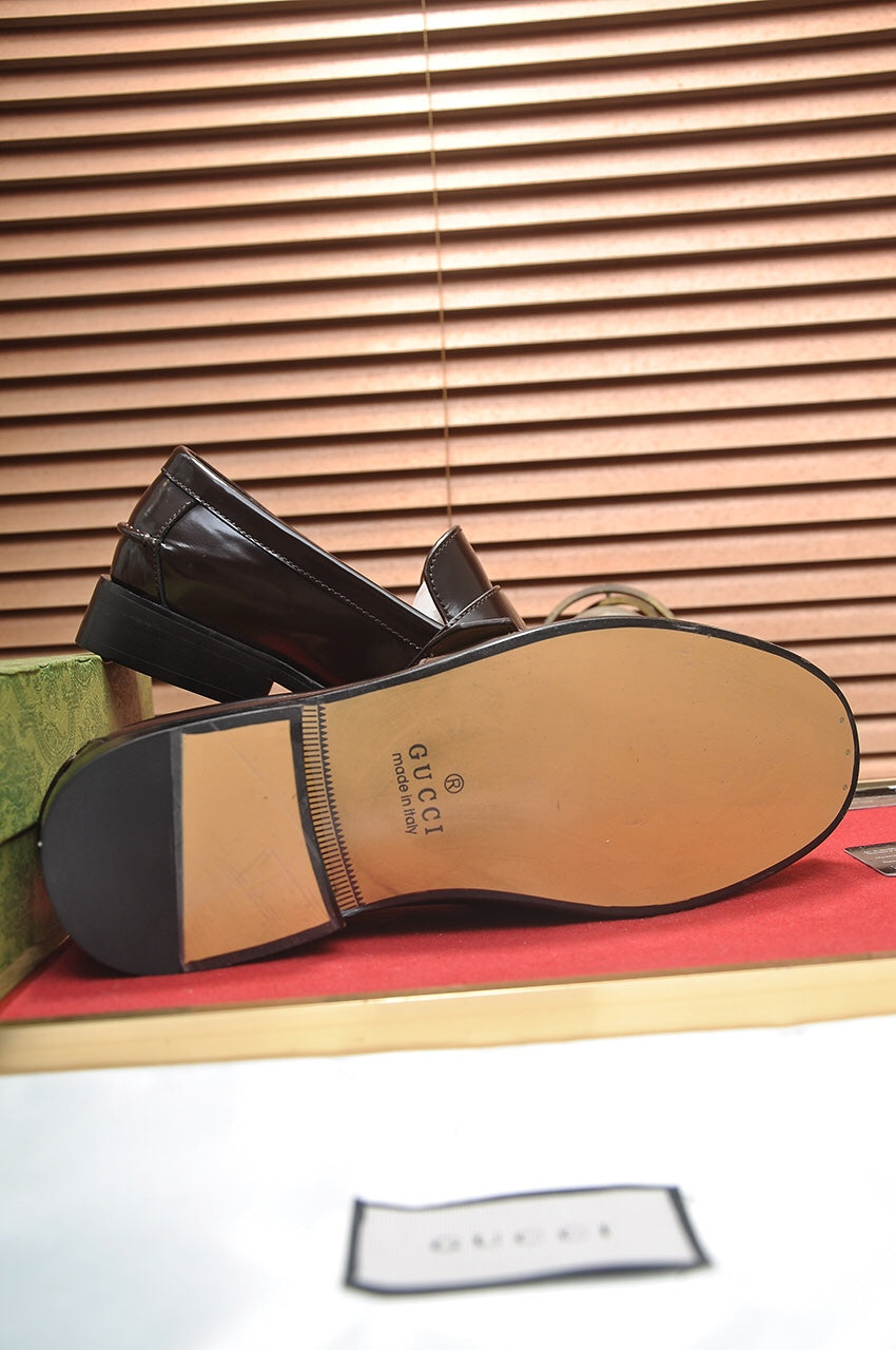 GG Men's Loafer Brown Cowhide 560954