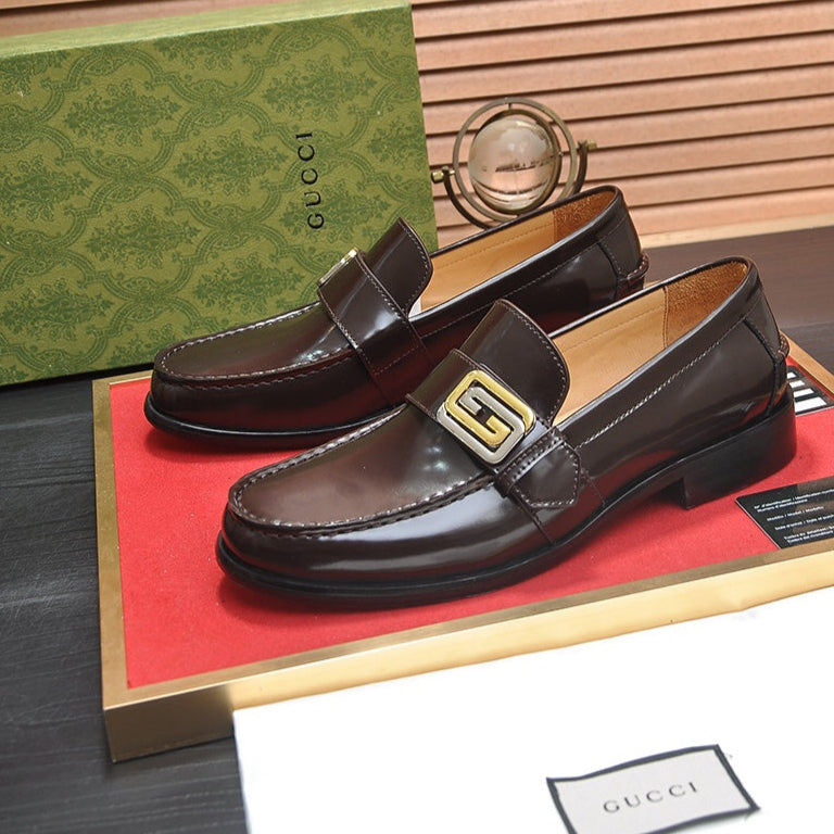 GG Men's Loafer Brown Cowhide 560954