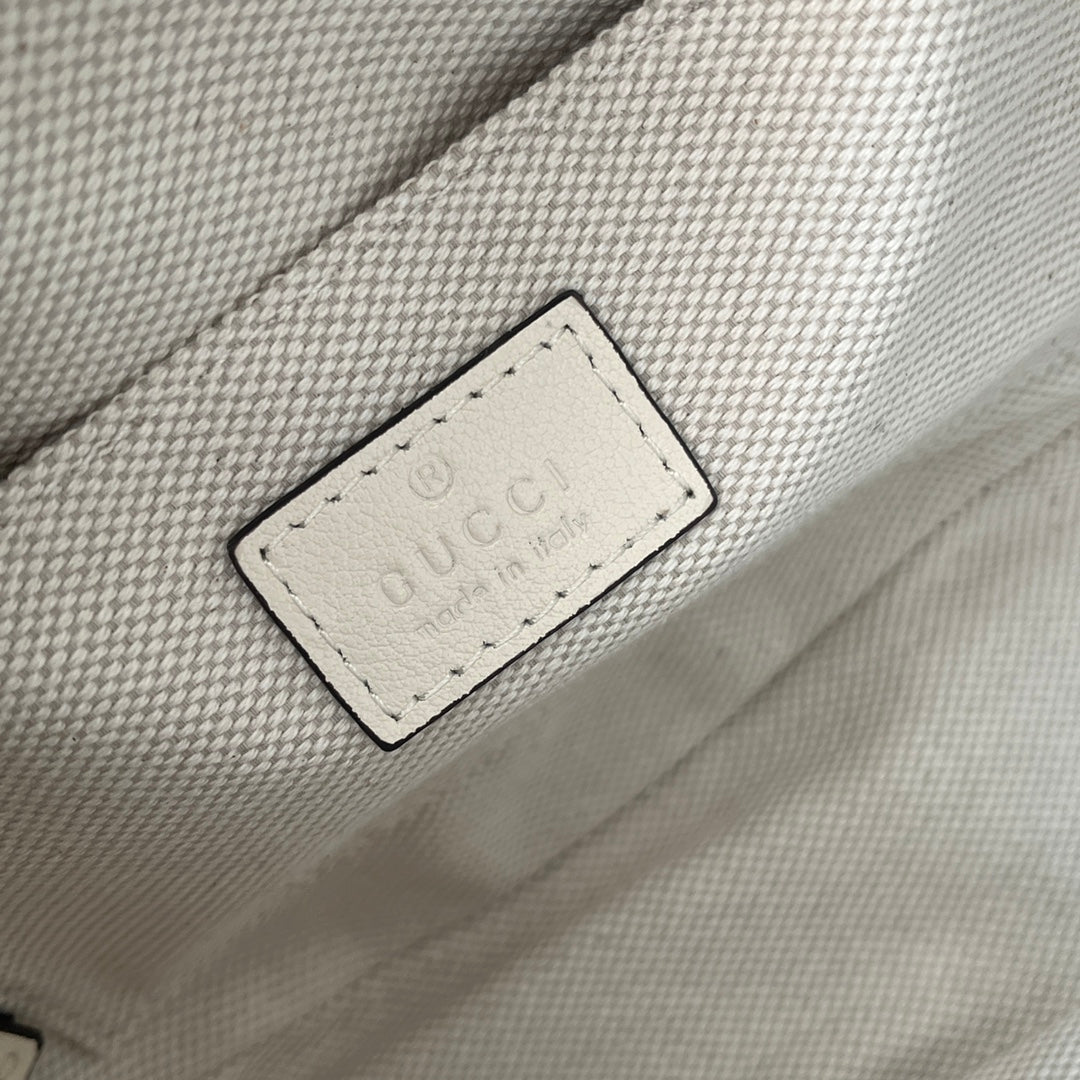 Gucci Blondie 20 Bag White Leather 239975
