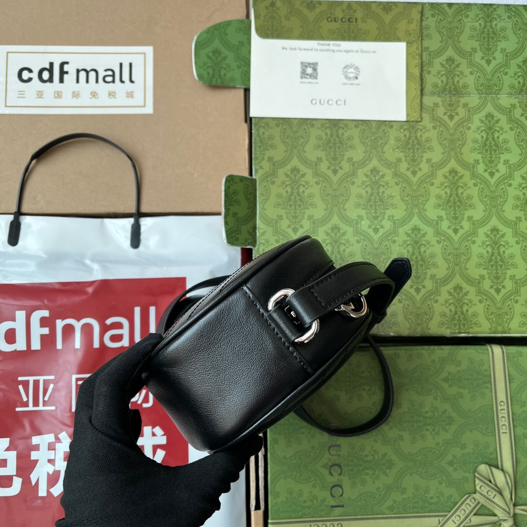 Gucci Blondie 20 Bag Black Leather 239976