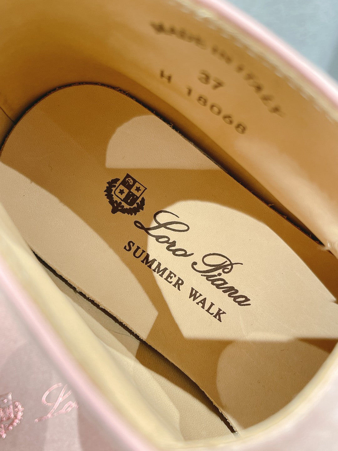 LP HIGH TOP OPEN WALK LOAFERS PASTEL PINK SUEDE