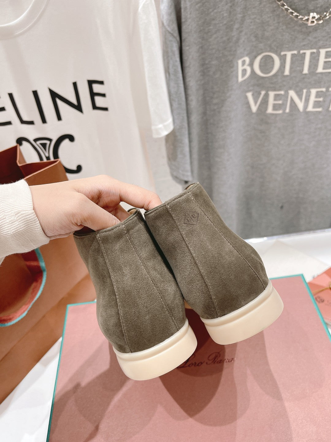 LP HIGH TOP OPEN WALK LOAFERS PEANUT SUEDE