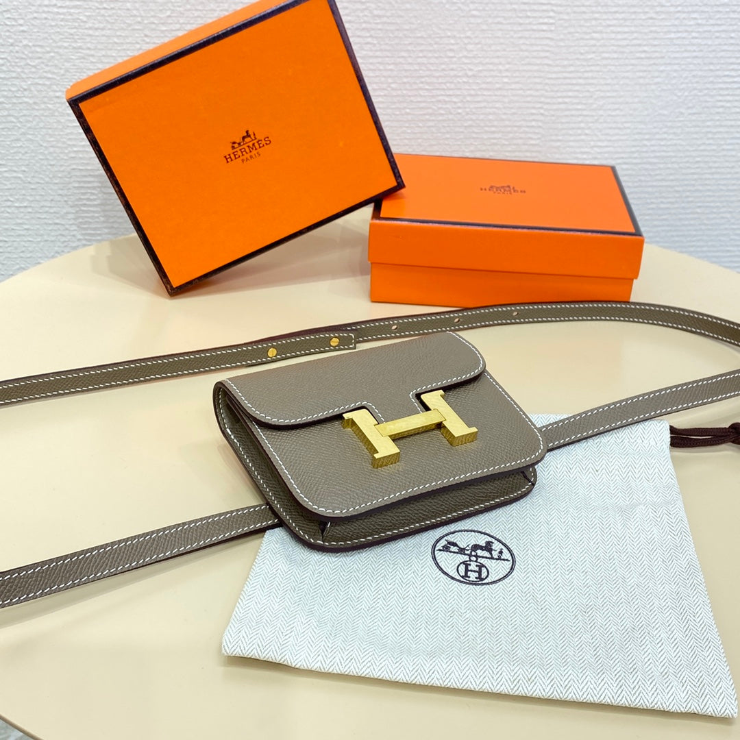 High-end Hermes 2026 Constance Bag 12.5cm Epsom Leather 1